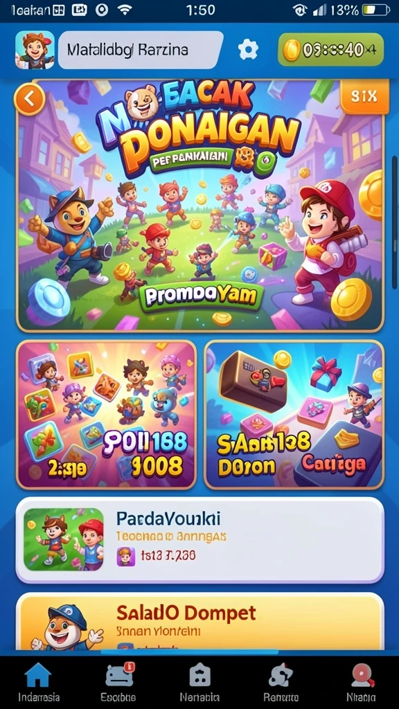 Level yang menantang dan variatif.