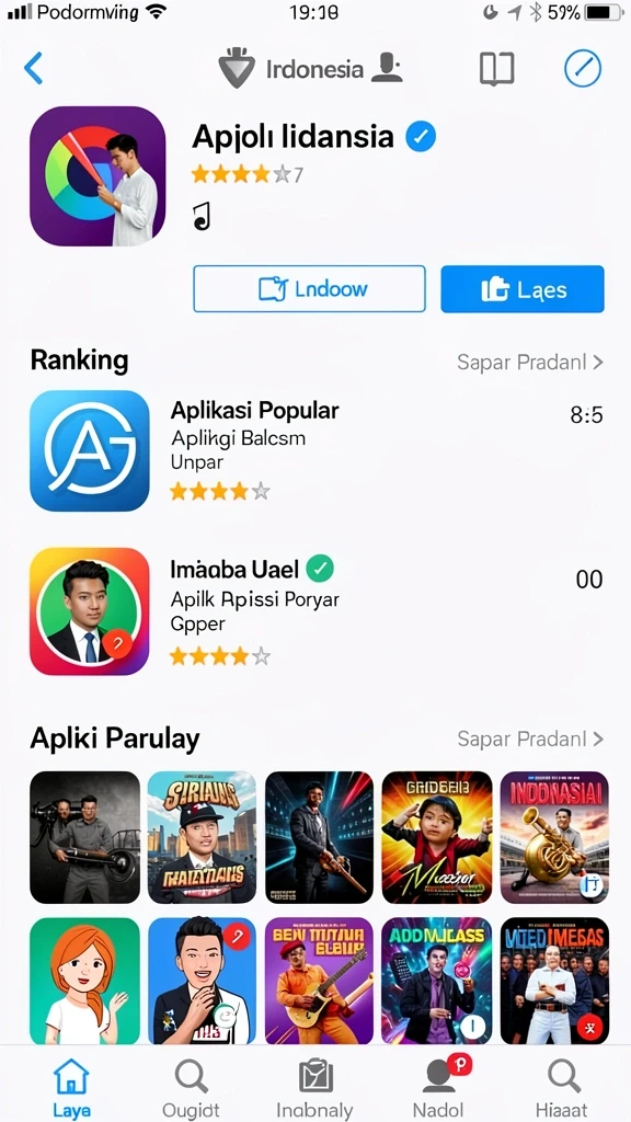 Tangkapan layar menunjukkan antarmuka utama aplikasi 777WIN.