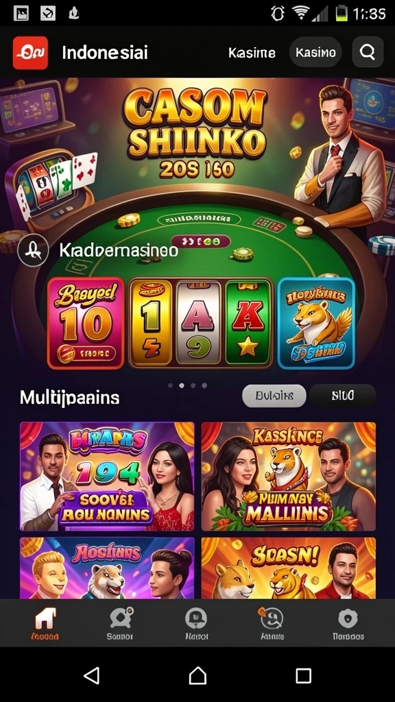 Tema permainan yang beragam dan kreatif.