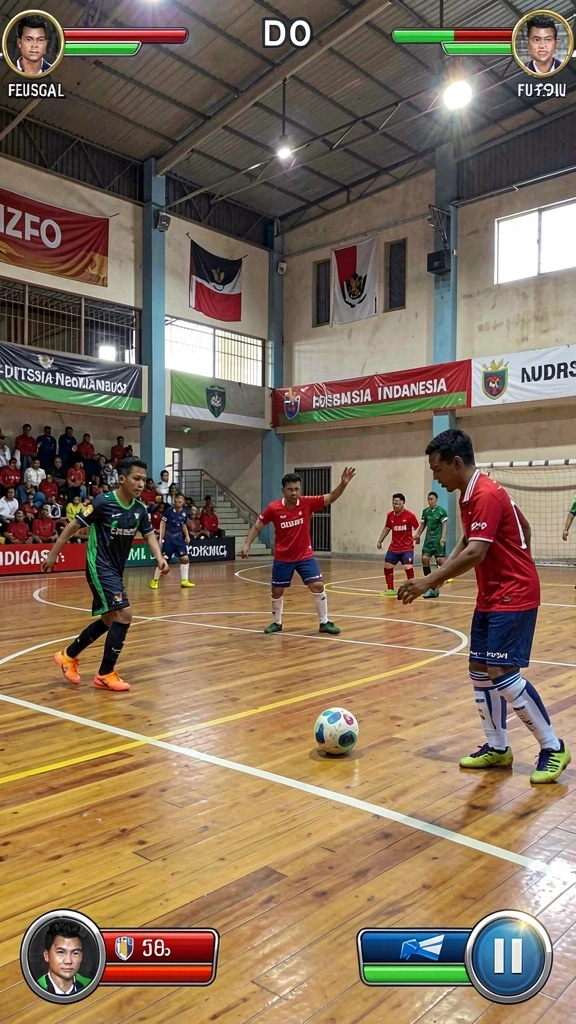 Mode permainan tim yang seru dan penuh tantangan.
