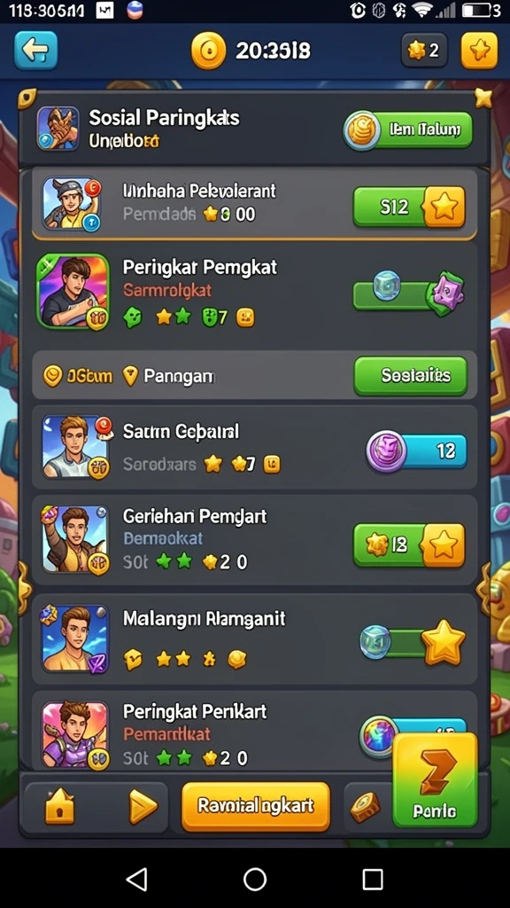 Tangkapan layar gameplay yang seru dan menantang.