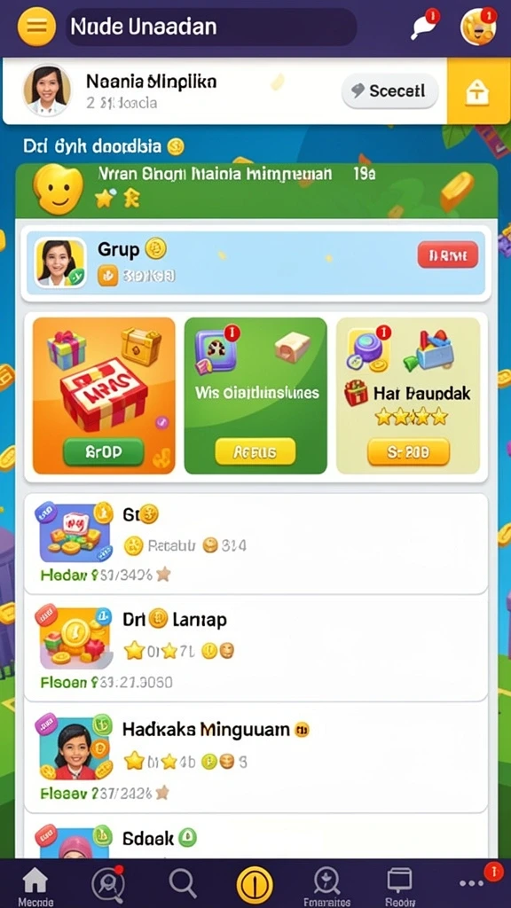 Sistem reward yang menguntungkan untuk pemain aktif.