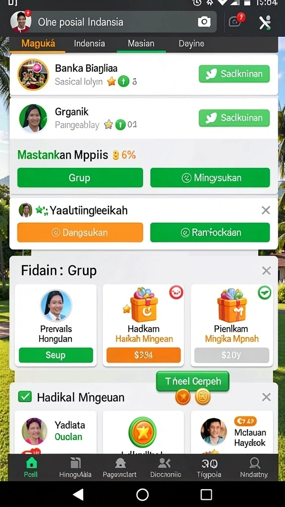 Beragam pilihan permainan yang menarik dan seru.