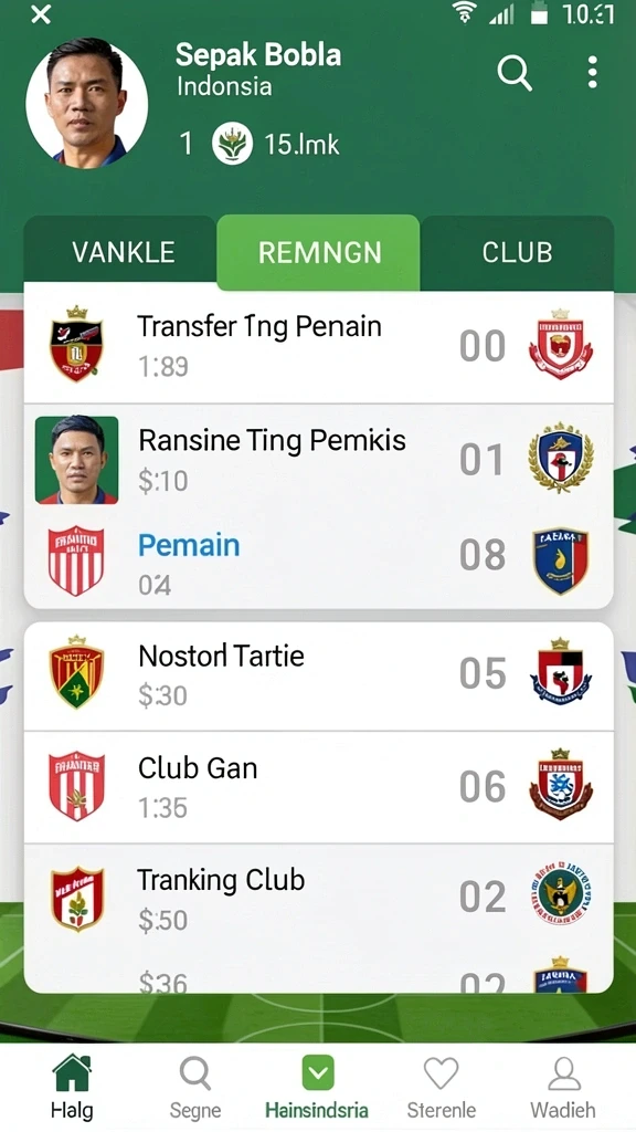 Tampilan awal yang menarik dan informatif.