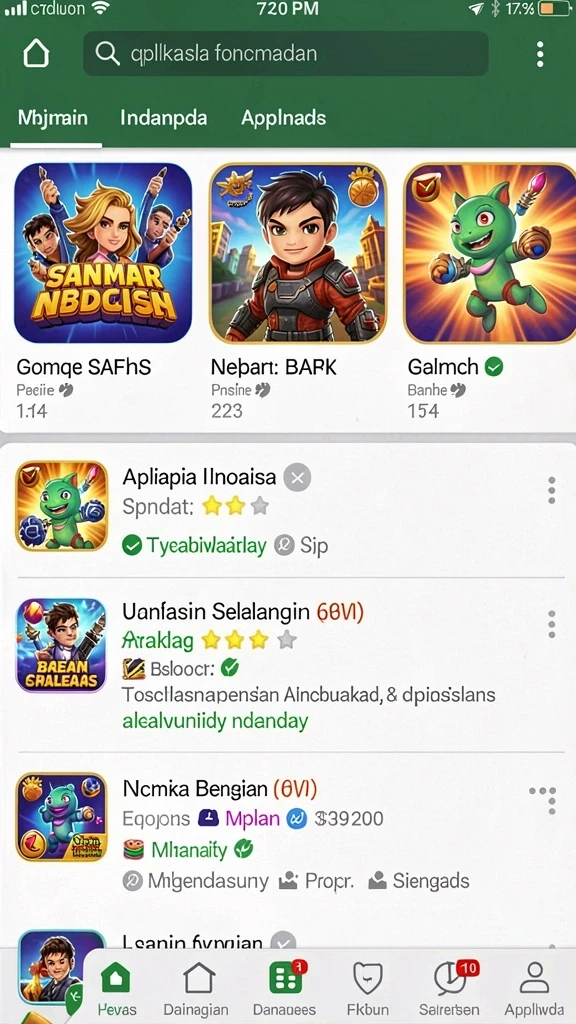 Tampilan antarmuka HOMETOGEL yang menarik dan informatif.