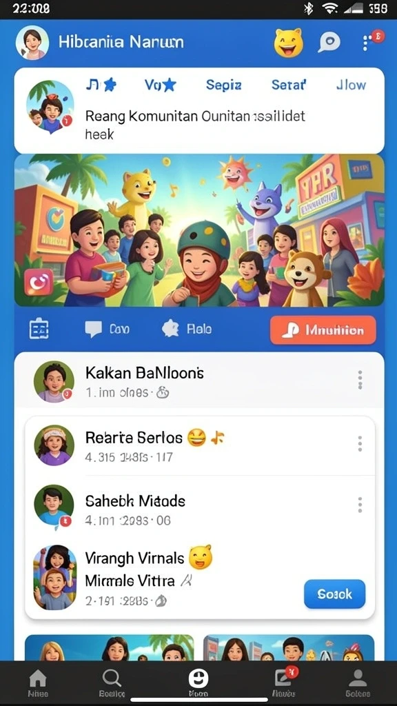 Komunitas pemain yang selalu aktif dan ramah.