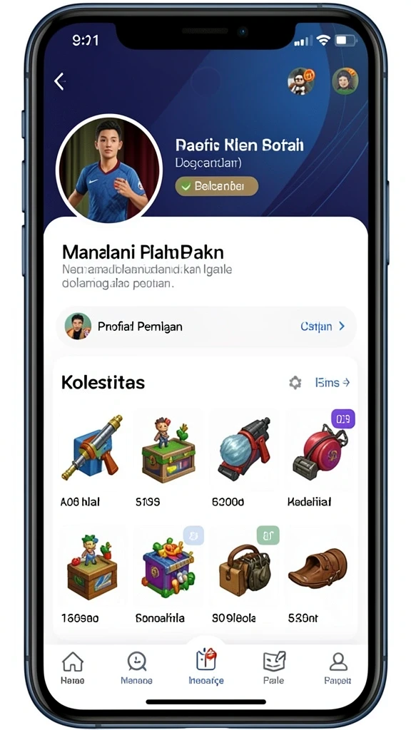Menu navigasi yang intuitif dan mudah dipahami.