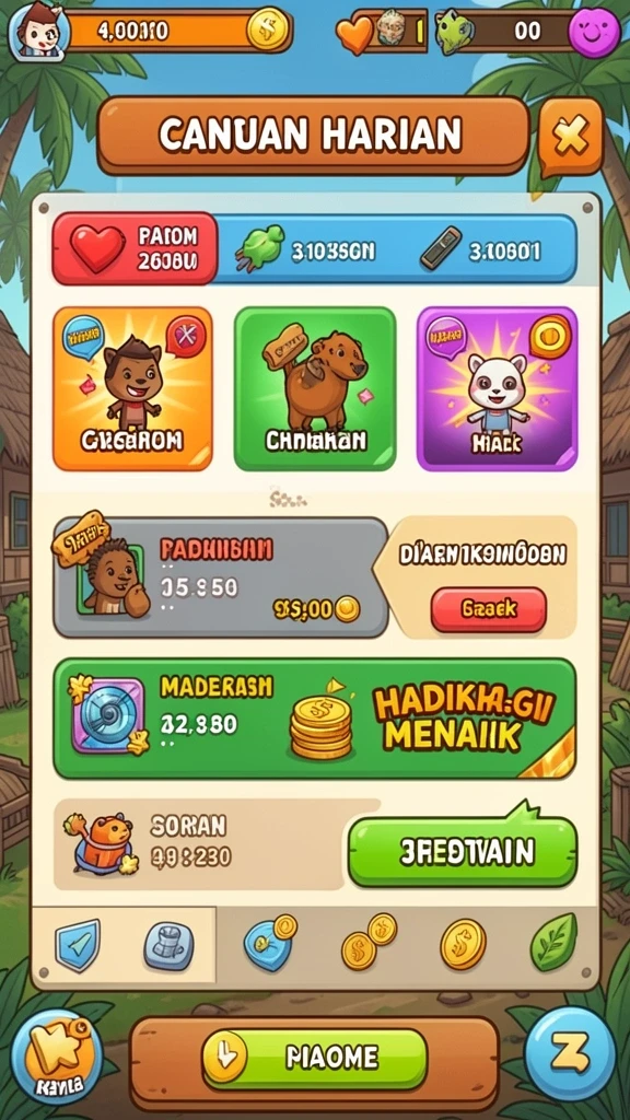 Mode multiplayer yang memungkinkan interaksi antar pemain.
