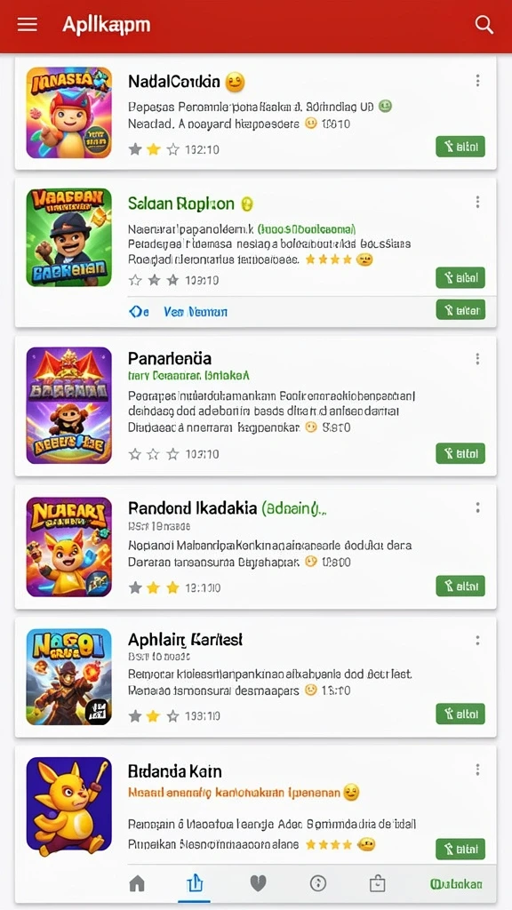 Tampilan antarmuka yang sederhana dan menarik.