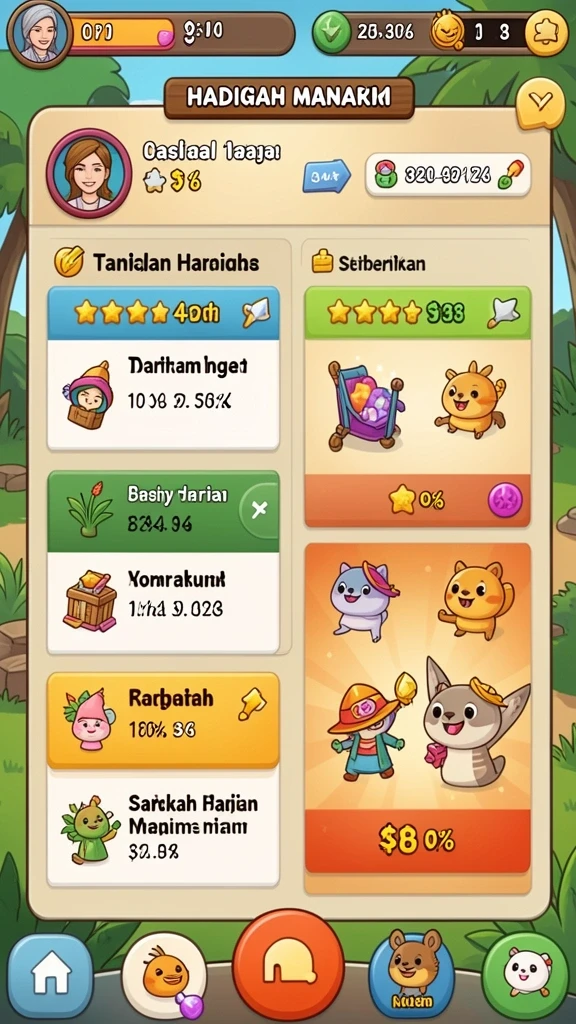 Tampilan antarmuka yang ramah pengguna.