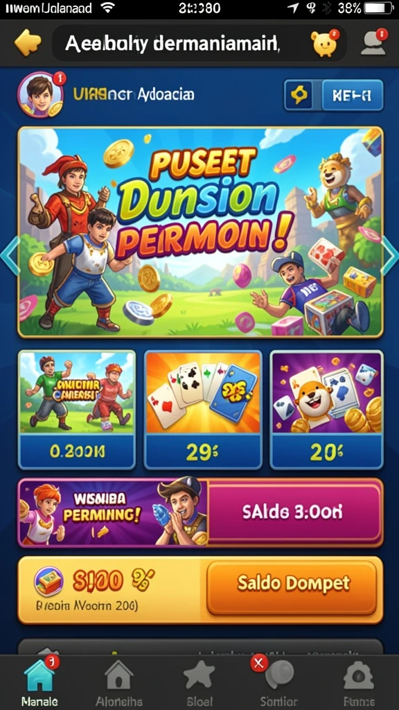Beragam level penuh tantangan yang mengasyikkan.