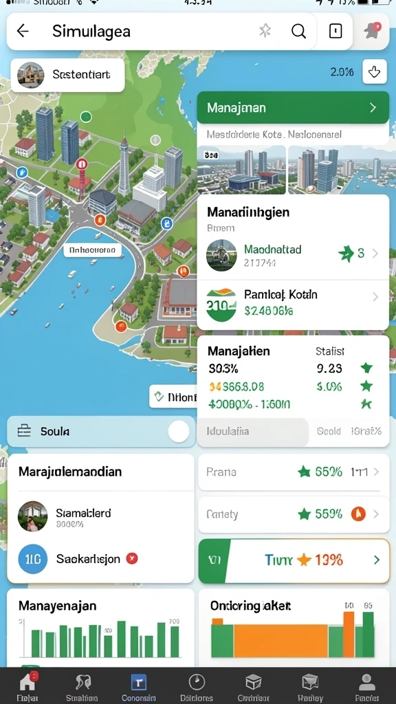 Tampilan awal yang menarik dengan karakter utama.