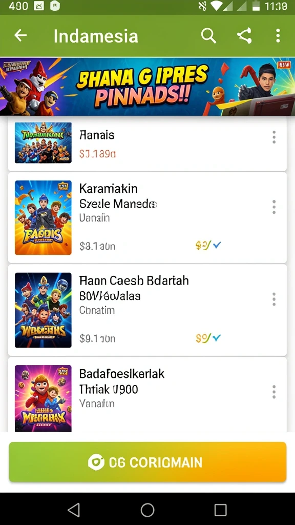 Tampilan utama aplikasi NIRWANA88 yang menarik.