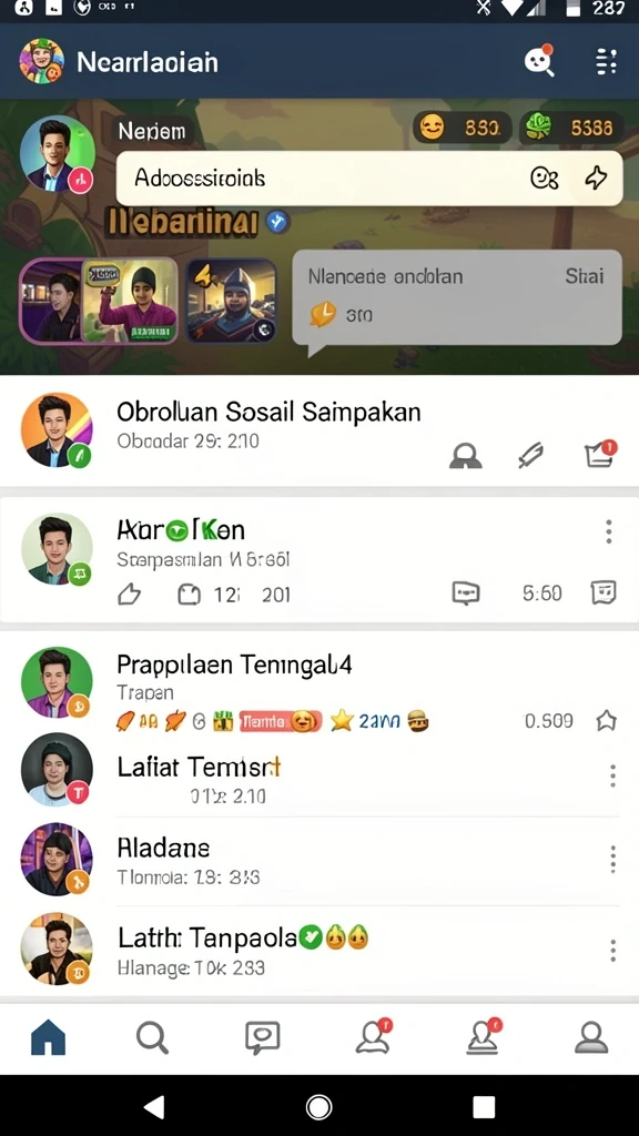Tampilan antarmuka yang menawan dan intuitif.