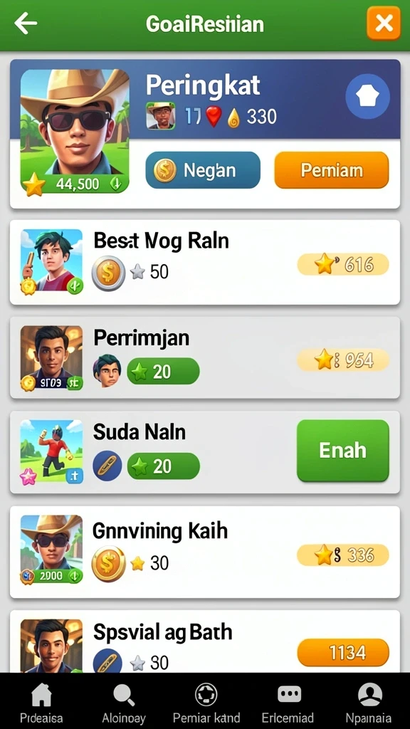 Fitur multiplayer yang memungkinkan Anda bersaing.