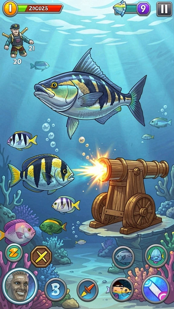 Level yang penuh tantangan dan aksi seru.