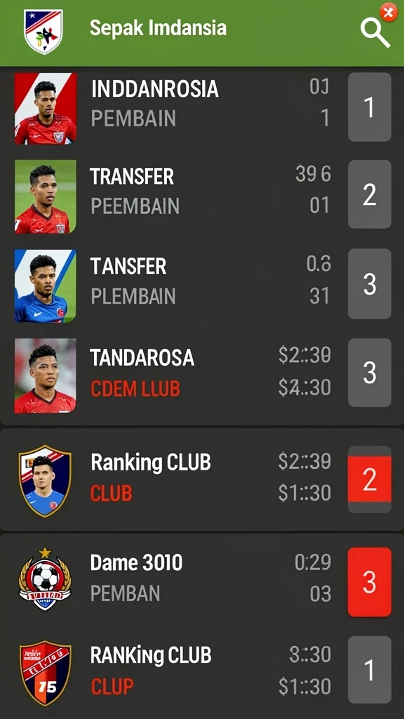 Beragam pilihan permainan slot yang tersedia.